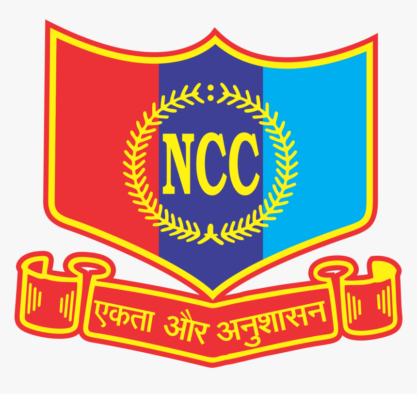 NCC logo representing students in Babaji Vidhayashram school have been trained as a part of Sports activity
